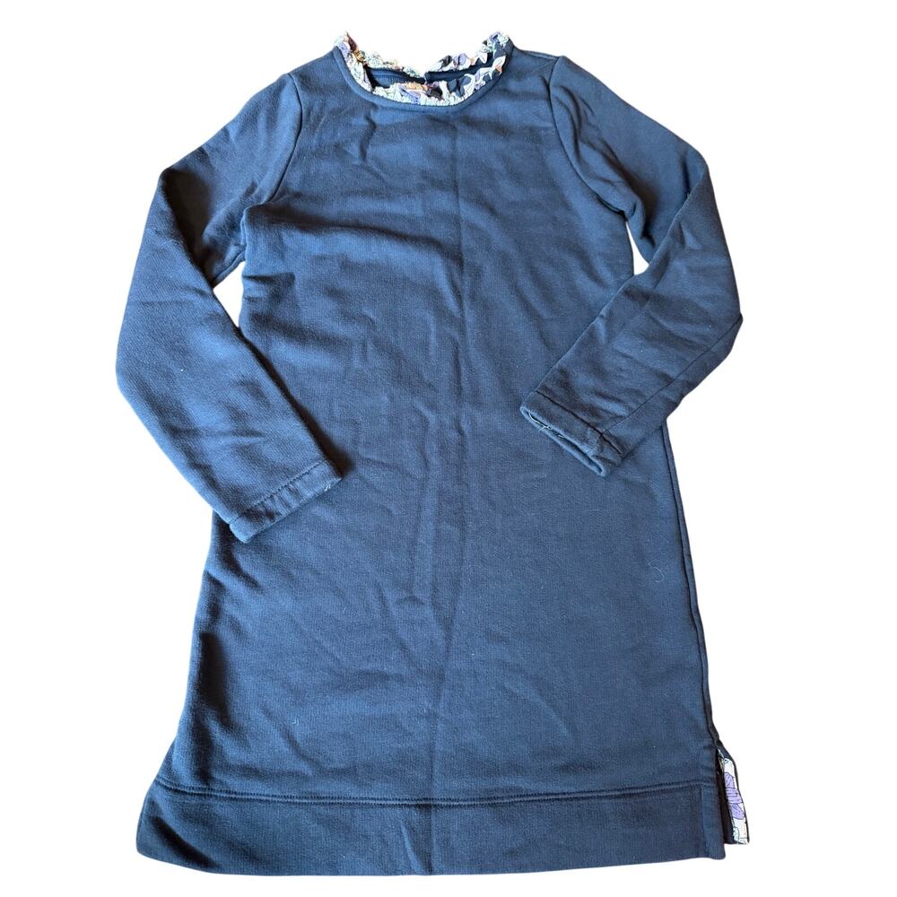 Vineyard Vines girls sweater dress ruffle collar small 7-8